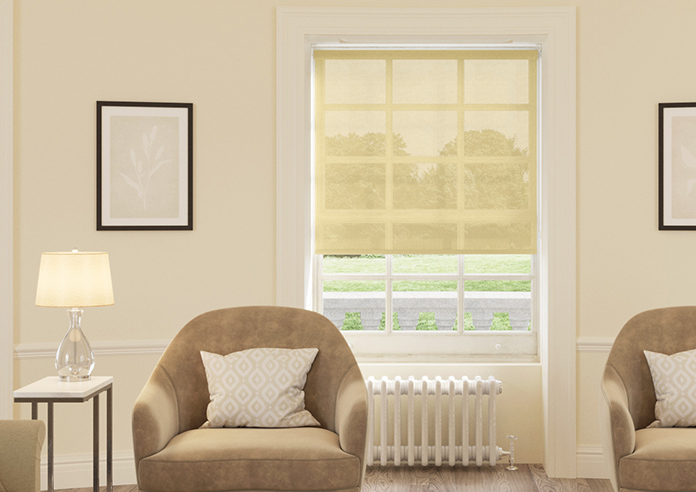 Pompeii Voile, Wheat - Twist&Fit Roller Blind - Image 3